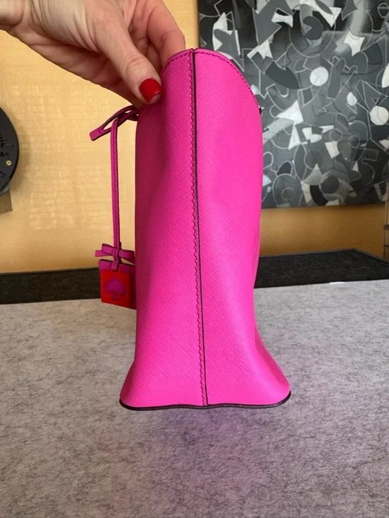 Kate Spade Hot Pink Leather Tote - Picture 9 of 16